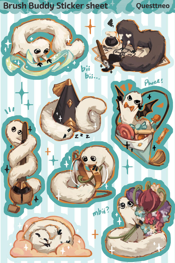 Buggy Sticker Sheet