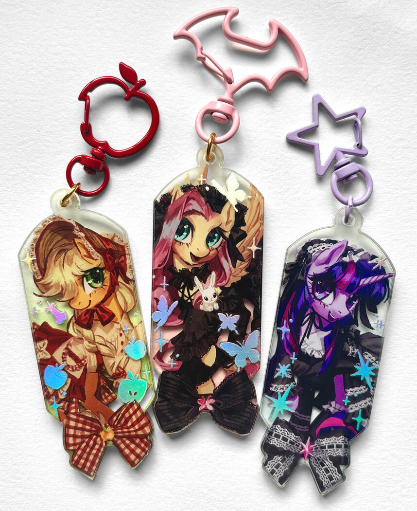 Foil Pony Charms